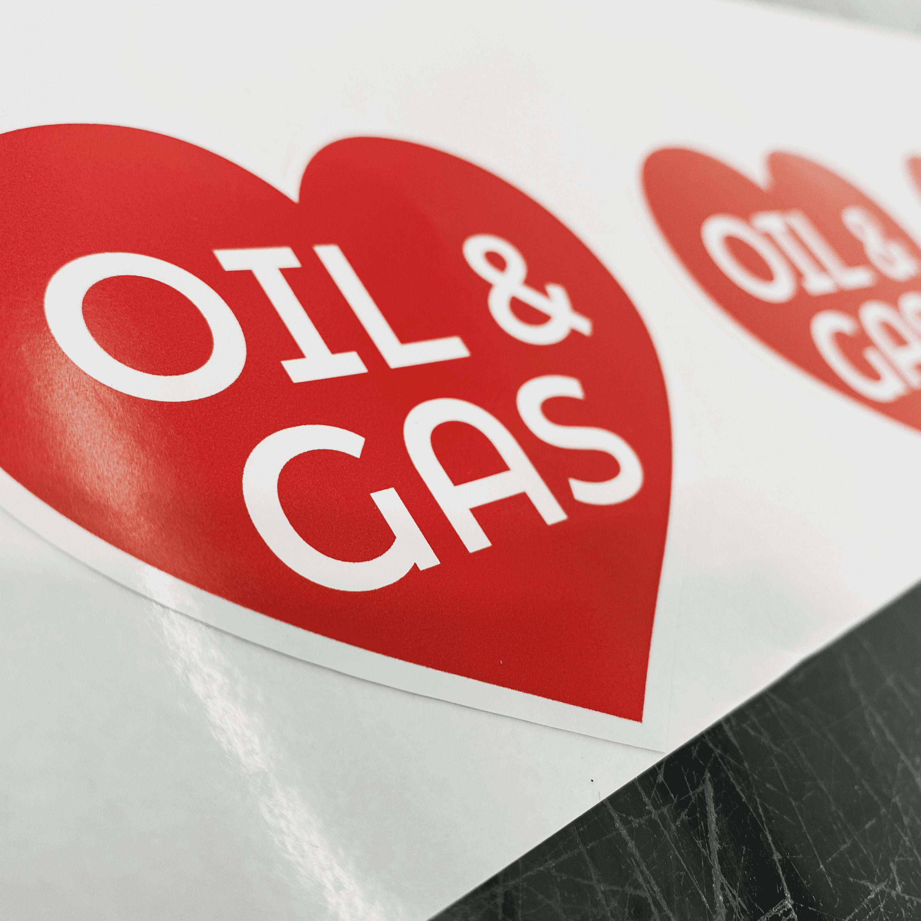 oil and gas stickers